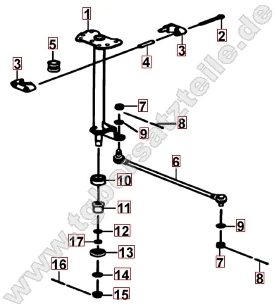 Lenksäule - Spurstange Lenksäule - Spurstange