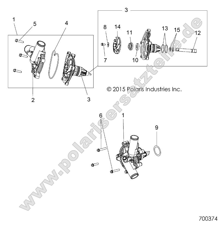 Engine, Cooling, Waterpump Engine, Cooling, Waterpump