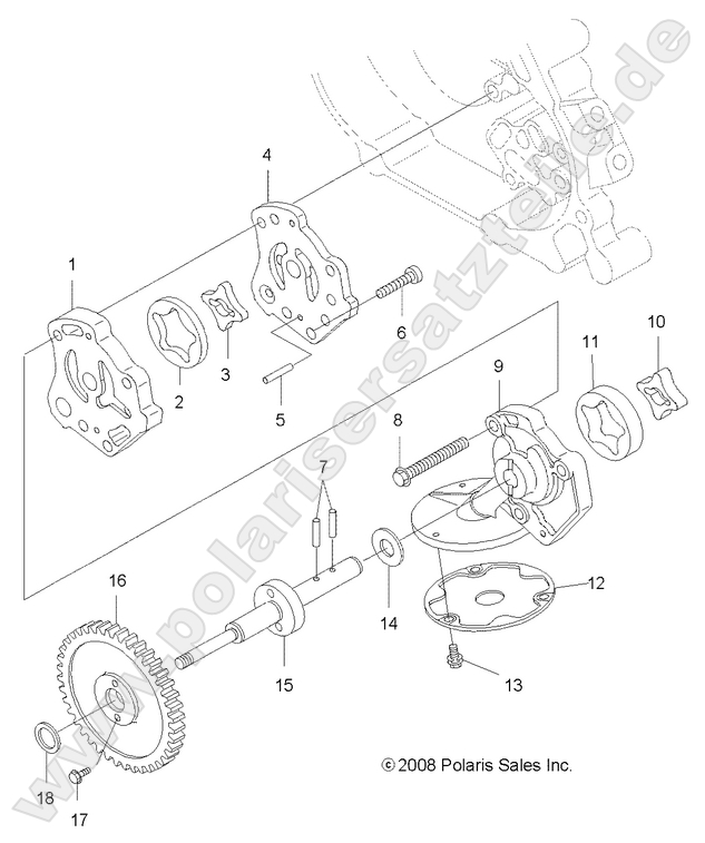 ENGINE, OIL PUMP ENGINE, OIL PUMP