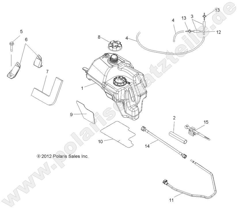 BODY, FUEL TANK ASM.