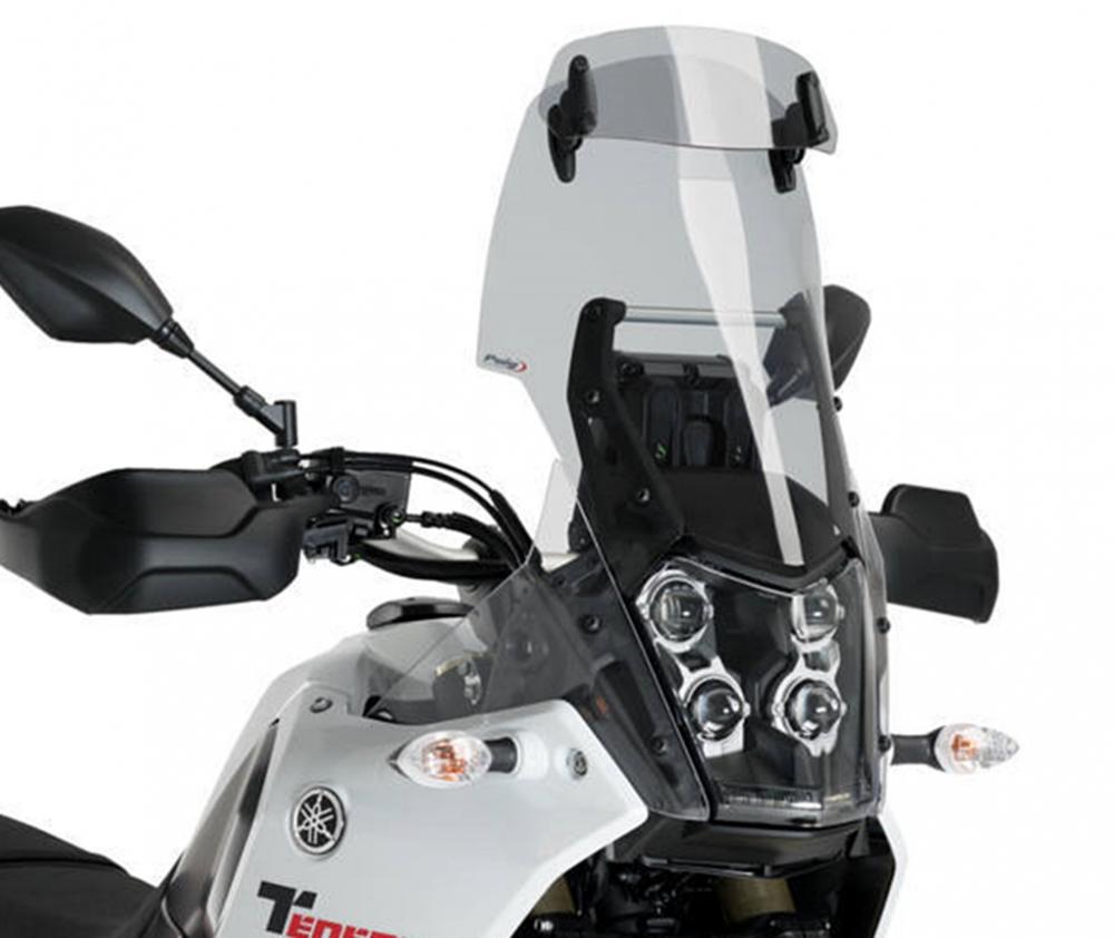 Puig Touren Verkleidungsscheibe + Spoiler Getönt - Yamaha XT 700 Z Tenere 2019-22