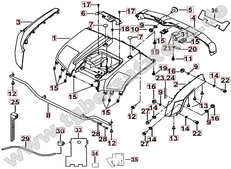 Heckverkleidung Heckverkleidung