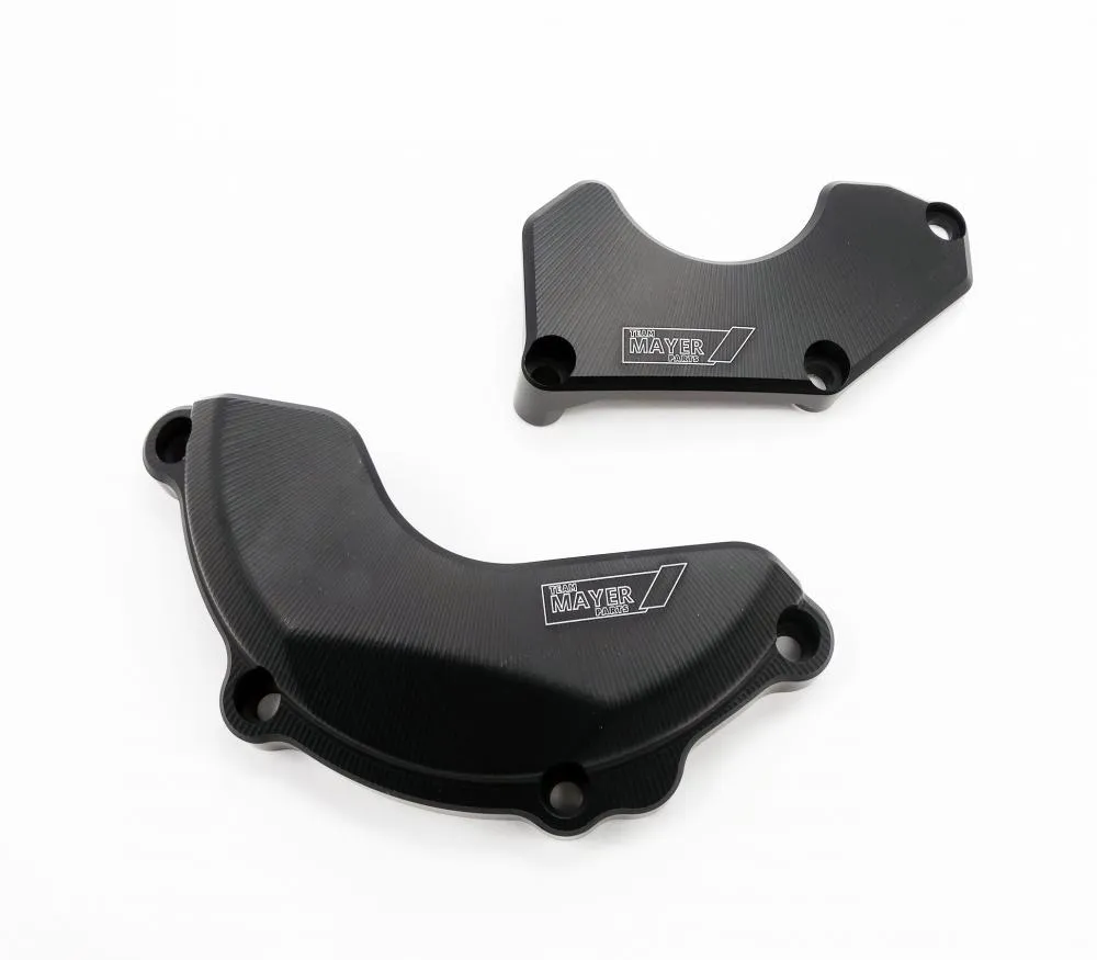 Racing CNC Motordeckelschutz Set schwarz Suzuki GSX-R 600 750 2008-18