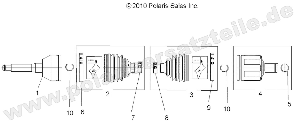 DRIVE TRAIN, FRONT DRIVE SHAFT