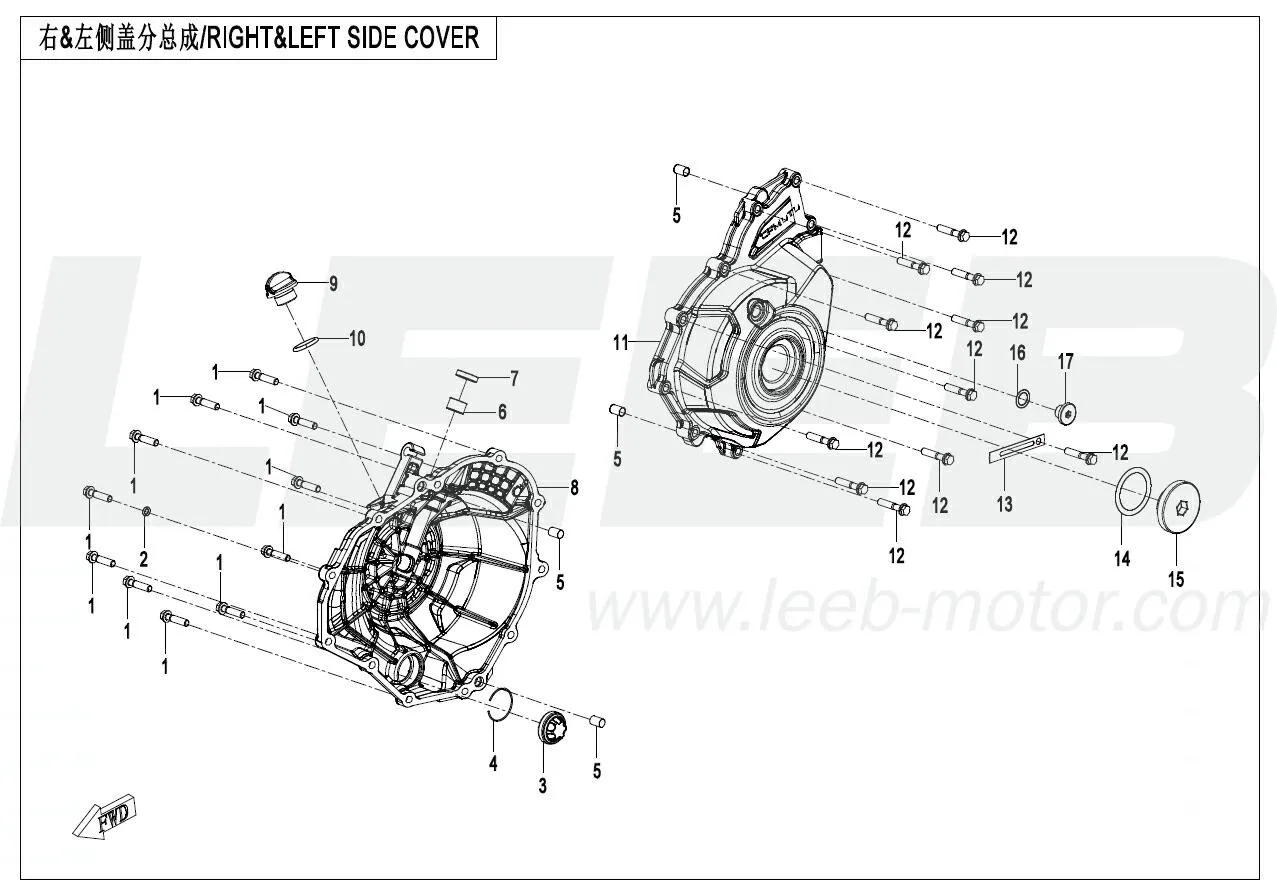 Seitendeckel links & rechts 