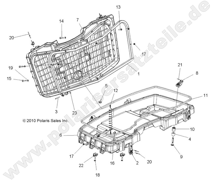 BODY, FRONT CARGO BOX