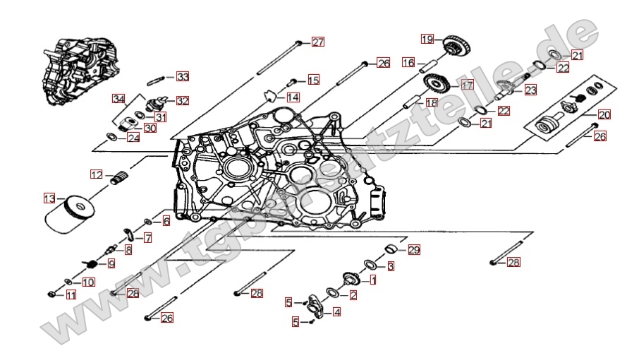 Motorgehäuse links (1)