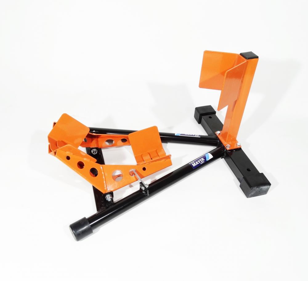 TMP Motorrad Vorderrad Transportständer Wippe 13" - 19" schwarz/orange