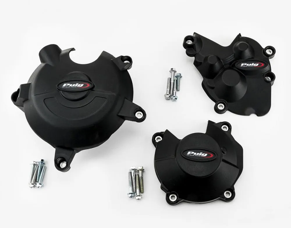 Puig Racing Motordeckelschutz Set - Kawasaki ZX-6R 2009-21 / ZX-6R 636 2013-17