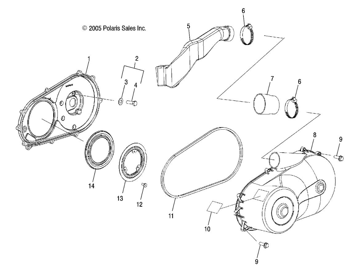 Drive Train, Clutch Cover