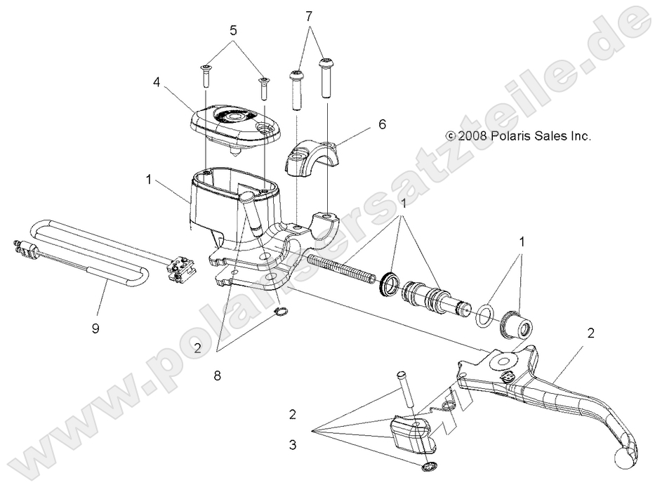 BRAKES, FRONT BRAKE LEVER and MASTER CYLINDER BRAKES, FRONT BRAKE LEVER and MASTER CYLINDER