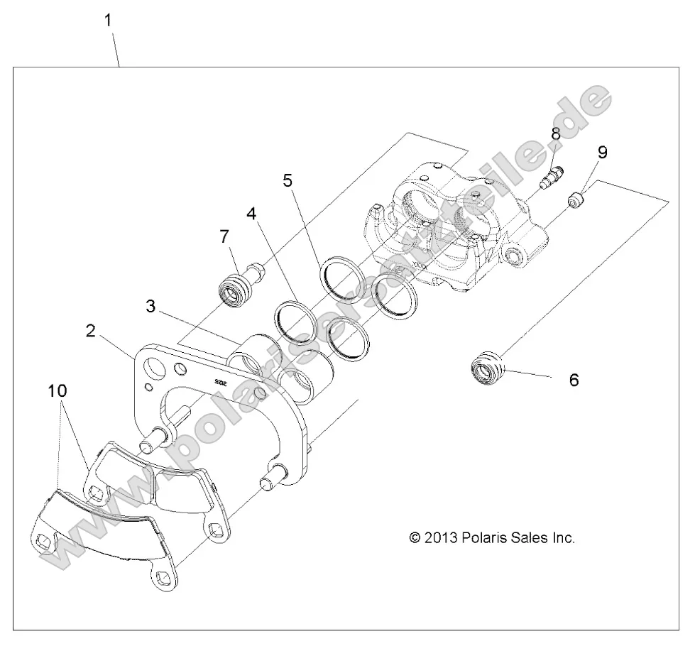 Brakes, Caliper, Front Brakes, Caliper, Front