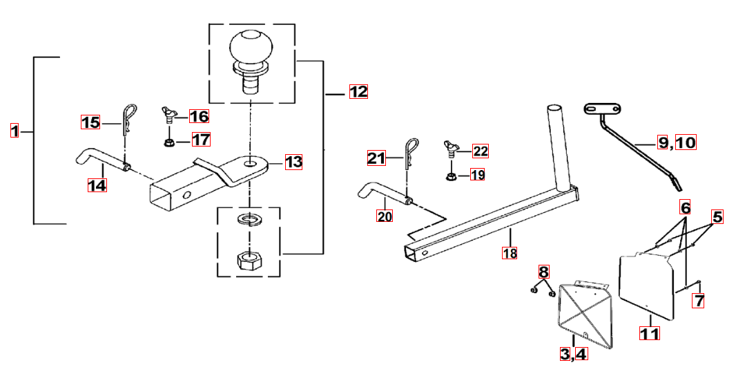 Anhängerkupplung (LOF)