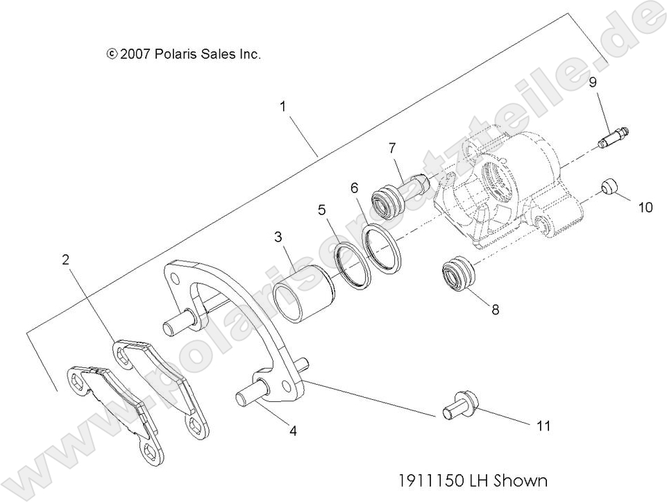 BRAKES, FRONT CALIPER BRAKES, FRONT CALIPER