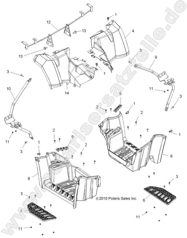 BODY, REAR CAB and FOOTWELL BODY, REAR CAB and FOOTWELL