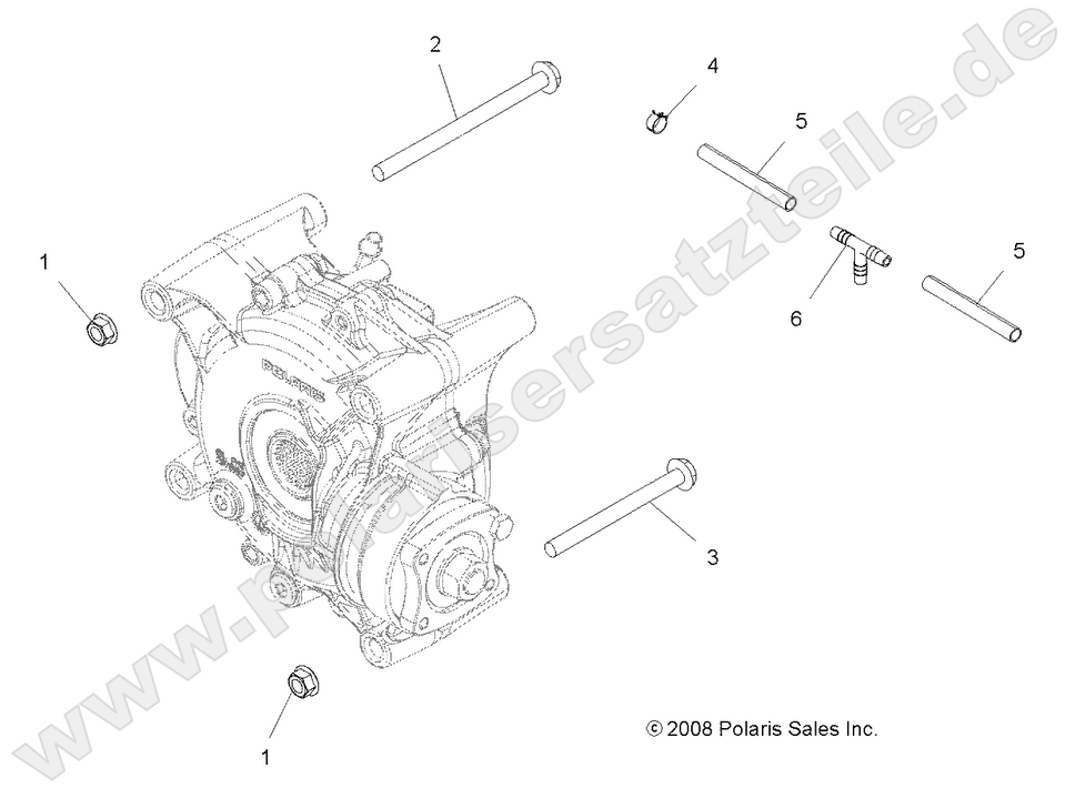 DRIVE TRAIN, GEARCASE MOUNTING, REAR DRIVE TRAIN, GEARCASE MOUNTING, REAR