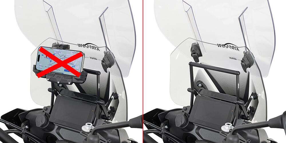 Givi-Querstange-fuer-Smartphone-Navihalterung-am-Windschild-Benelli-TRK-702-2023-24-FB8717