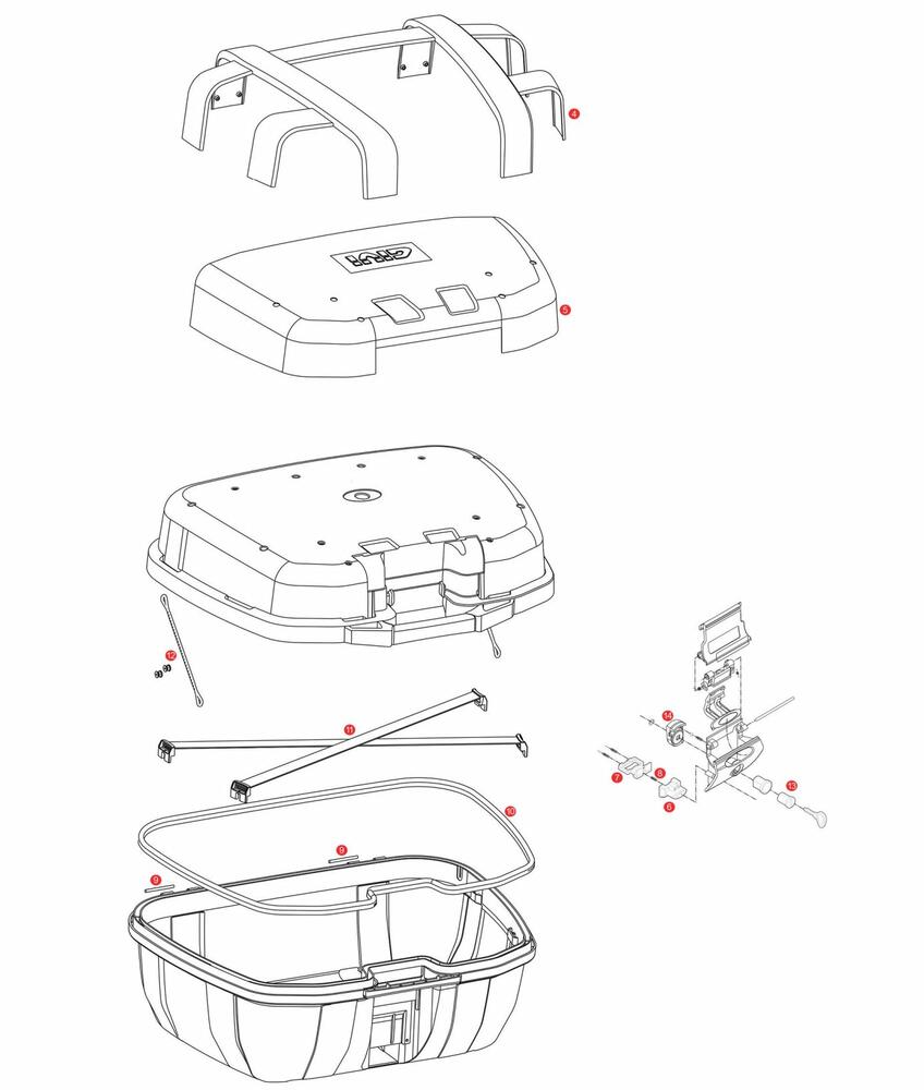 GIVI-TRK52-Trekker TRK52B Trekker