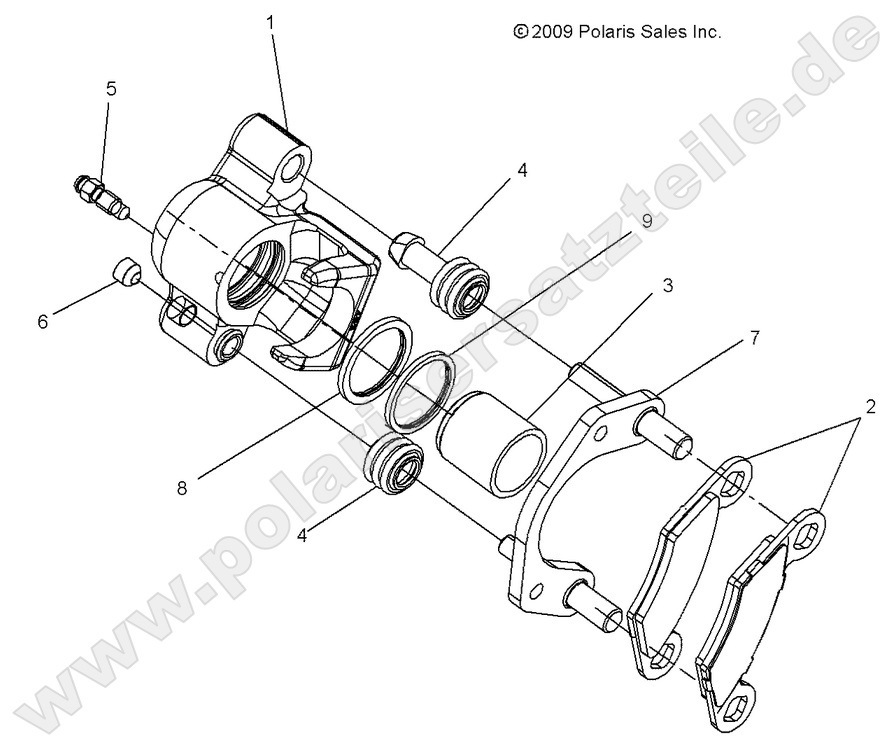 BRAKES, REAR CALIPER