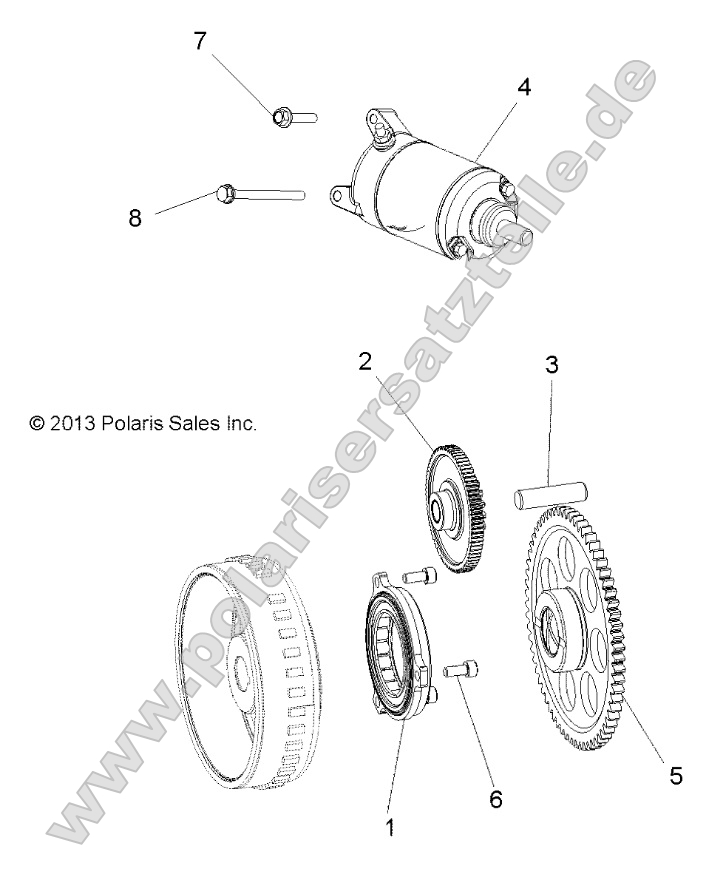 Engine, Starter Drive Engine, Starter Drive