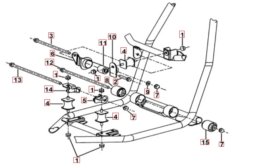 Motoraufhängung Motoraufhängung