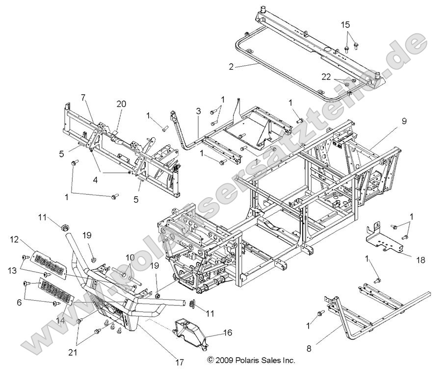 Chassis, Frame and Front Bumper