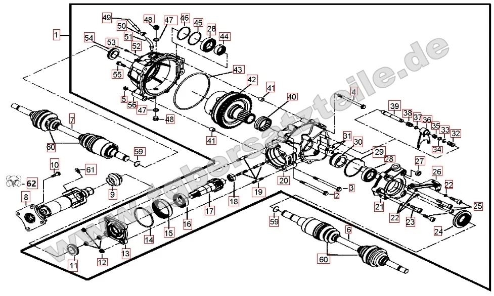 Differenzial hinten Differenzial hinten