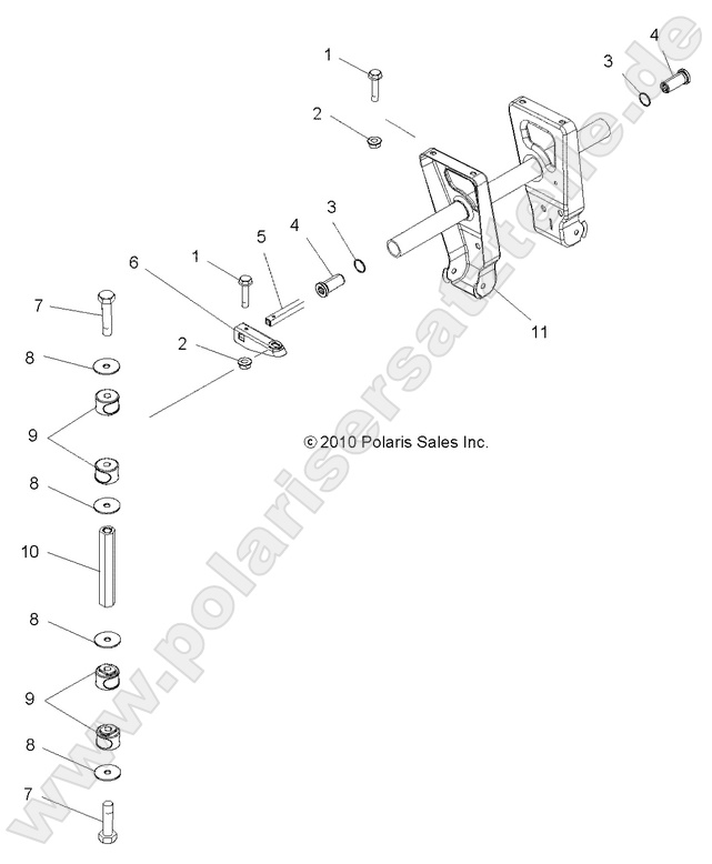 SUSPENSION, TORSION BAR SUSPENSION, TORSION BAR