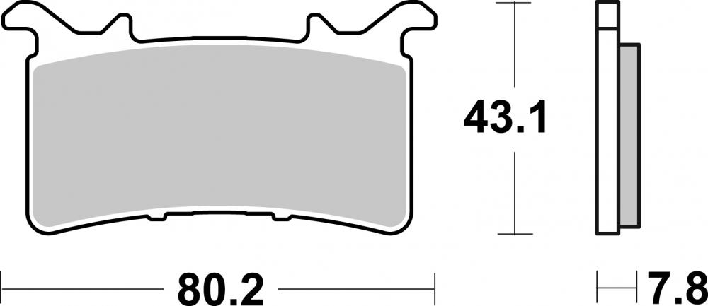 SBS Bremsbeläge SP EVO Sintermetall ABE - 985SP