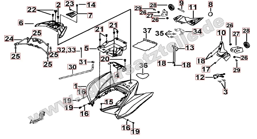 Heckverkleidung Heckverkleidung