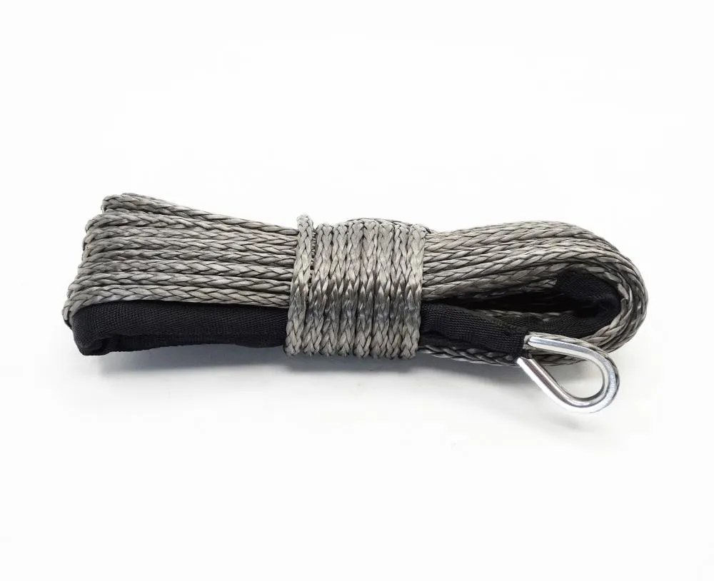 TMP Synthetik Nylon Seilwinden Seil grau 15 Meter x 6 mm