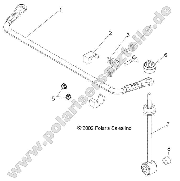 SUSPENSION, REAR STABILIZER BAR