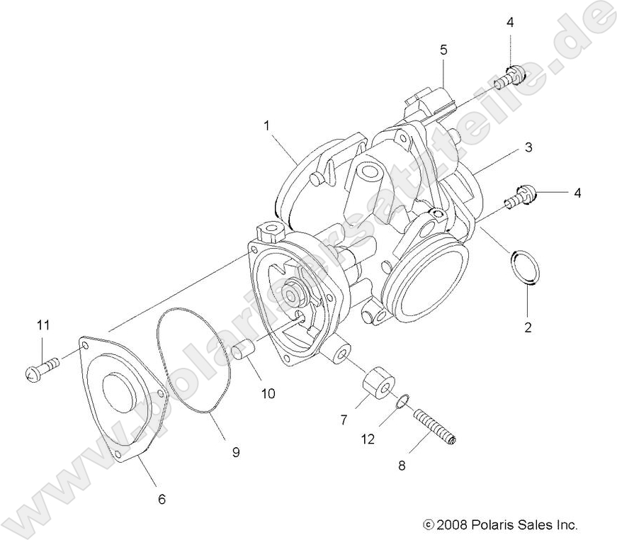 ENGINE, THROTTLE BODY ENGINE, THROTTLE BODY