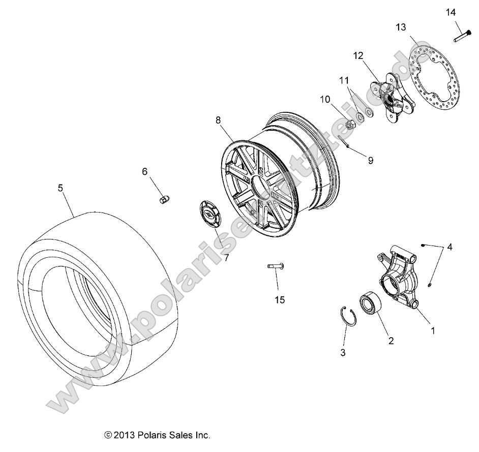 Wheels, Rear and Hub Wheels, Rear and Hub