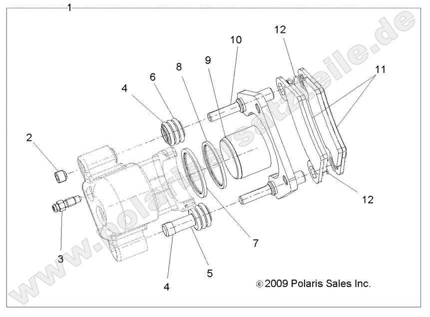 BRAKES, REAR CALIPER