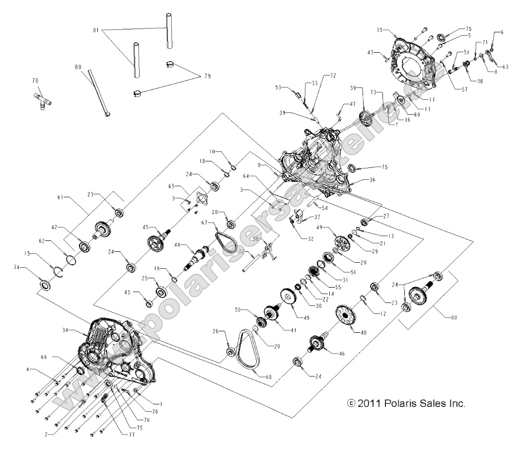 Drive Train, Main Gearcase Drive Train, Main Gearcase