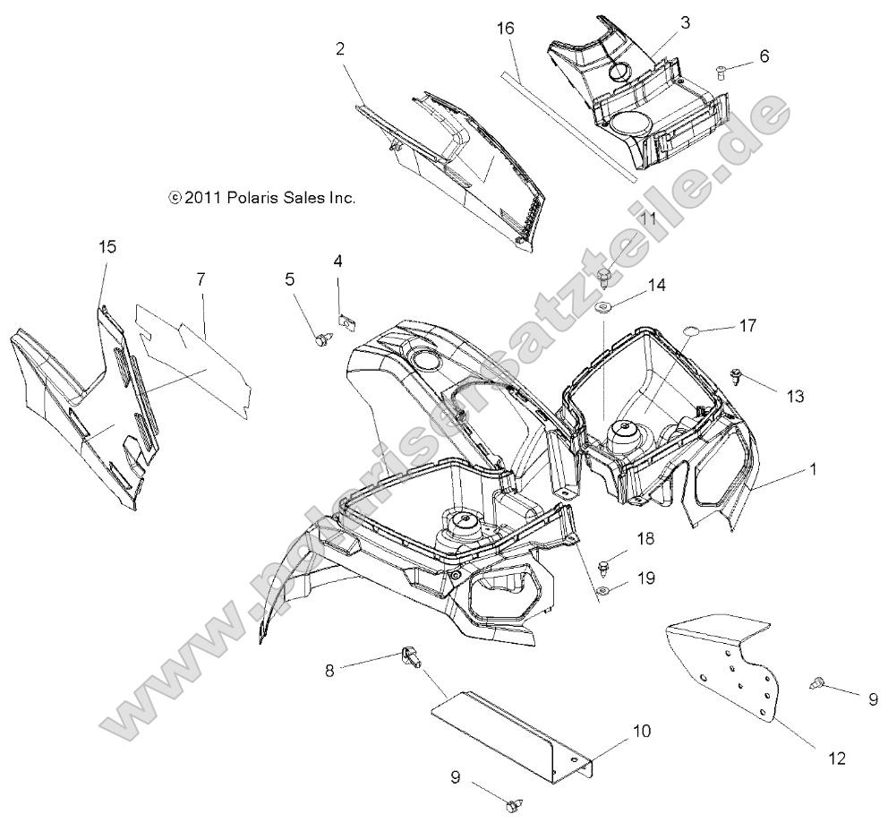 Body, Front Cab and Side Panels