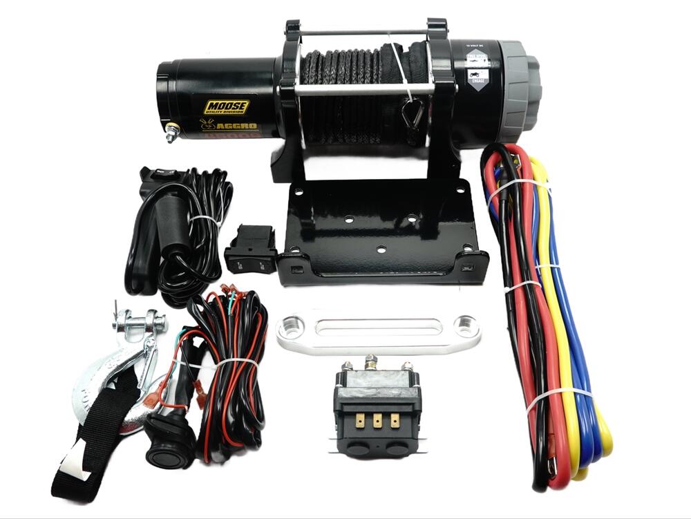 Moose Utility UTV Seilwinde AGGRO 4500 S / 12V / 2041 kg - Synthetikseil - 45050788 Moose Utility UTV Seilwinde AGGRO 4500 S / 12V / 2041 kg - Synthetikseil - 45050788