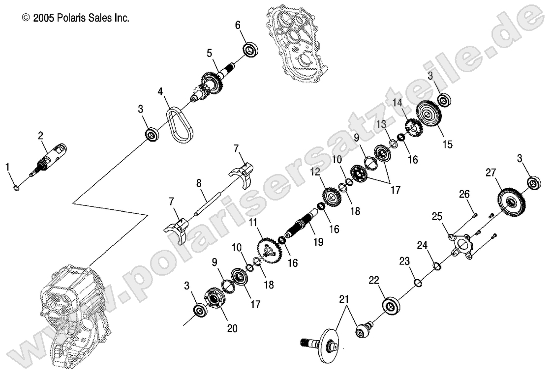 GEARCASE, INTERNAL GEARCASE, INTERNAL