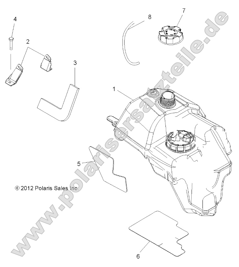 Body, Fuel Tank Asm. Body, Fuel Tank Asm.
