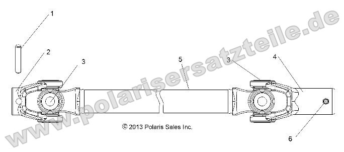 Drive Train, Front Prop Shaft