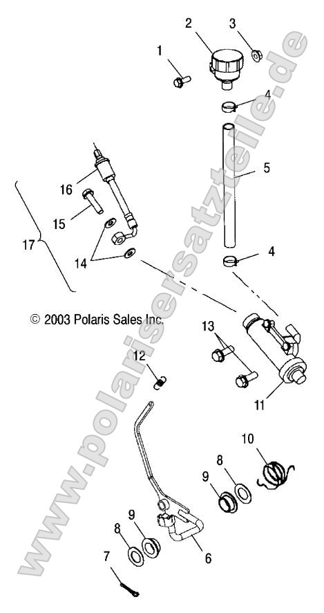 Rear Master Cylinder/Foot Pedal