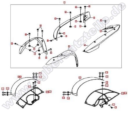 Kotflügelverbreiterung-Kotflügel vo. und hi.