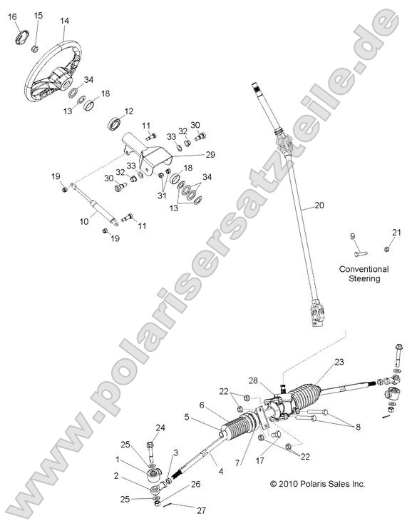 Steering, Steering Asm.