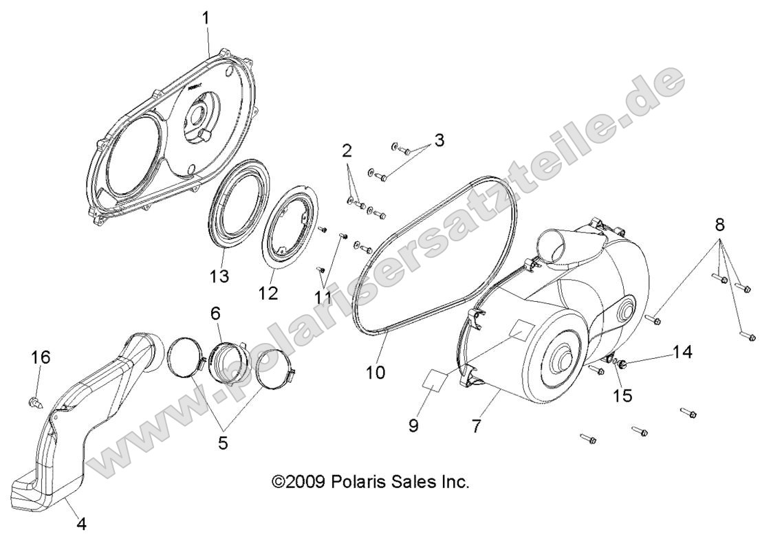 Drive Train, Clutch Cover