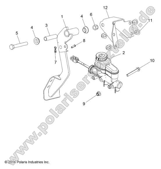 Brakes, Pedal and Master Cylinder