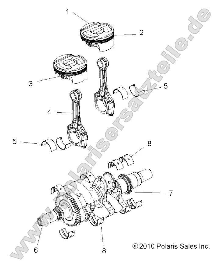 Engine, Crankshaft and Piston Engine, Crankshaft and Piston