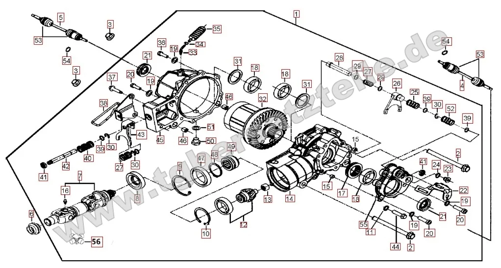 Differenzial vorne Differenzial vorne