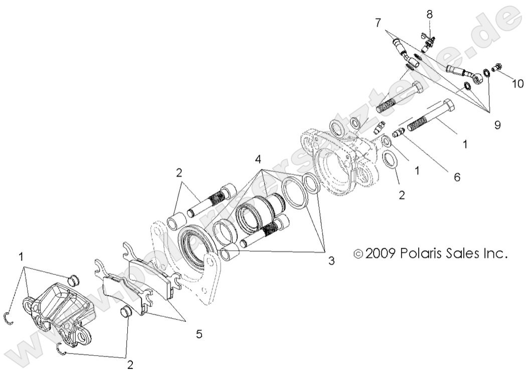 BRAKES, REAR CALIPER BRAKES, REAR CALIPER