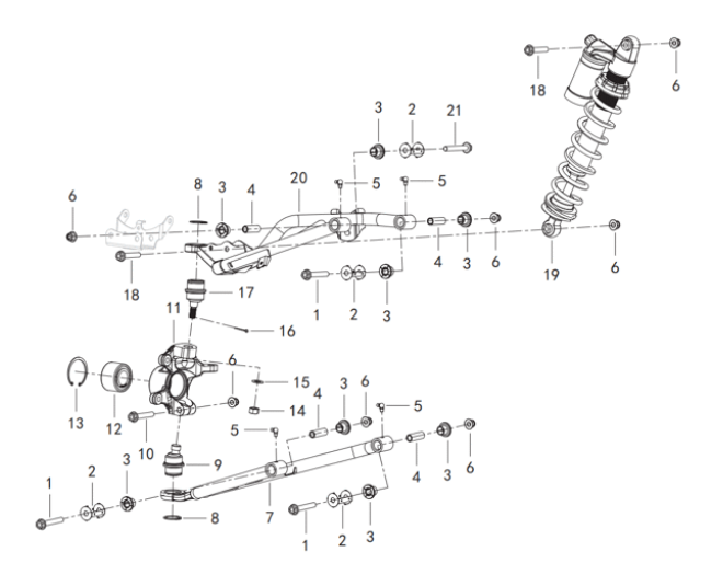 Vorderradaufhängung 2